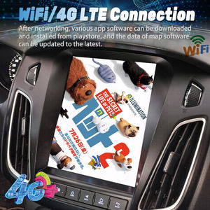 Reproductor de vídeo con navegación GPS para coche Android <span class=keywords><strong>13</strong></span> de <span class=keywords><strong>256GB</strong></span>, Radio Multimedia Carplay, pantalla Tesla para Ford Focus 3 MK3 Salon 2012-2018 - Product Image 2