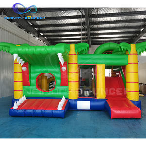 Juego de Tobogán Inflable con Forma de <span class=keywords><strong>Boca</strong></span> de Cocodrilo, Casa de Brinco, Diversión Infantil, Equipo de Juego Inflable con Forma 3D - Product Image 4