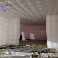 Partie gonflable annonçant la tente d'inflatables transparent énorme