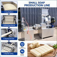 Machine à fabriquer du savon miniature à petite échelle DDCT-50 20-200 kg/h pour laboratoire professionnel, facile à utiliser et à entretenir