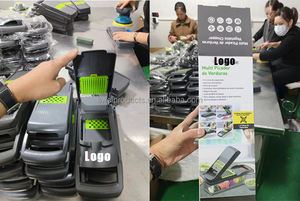 16 in 1 All in One Pro çok fonksiyonlu manuel soğan patates dilimleme Dicer öğütücü kesici makinesi sebze kesicisi - Product Image 4