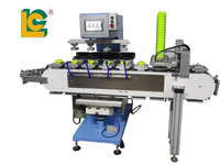 Mini-Kontaktlinsen 4-Farben-Tintenbecher Manueller Pad-Drucker mit Shuttle-Tennis-/Golfball-Tee-Pad-Druckmaschine