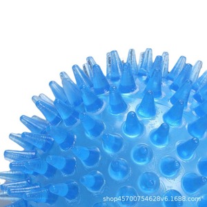 ของเล่นสุนัขแบบมีเสียงร้อง Tpr Spike Ball ขนาดใหญ่ กลาง เล็ก สำหรับสัตว์เลี้ยง เล่นกัด เล่นสนุก สำหรับสุนัข - Product Image 5