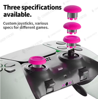 Capuchons de joystick en plastique 10-en-1 pour manette PS5 Edge, avec 6 sticks analogiques interchangeables, 4 pagaies et accessoire D-Pad