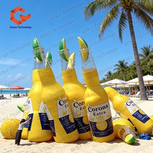 Botella de <span class=keywords><strong>Cerveza</strong></span> Inflable Gigante con Logotipo Personalizado para Publicidad Exterior - Product Image 5