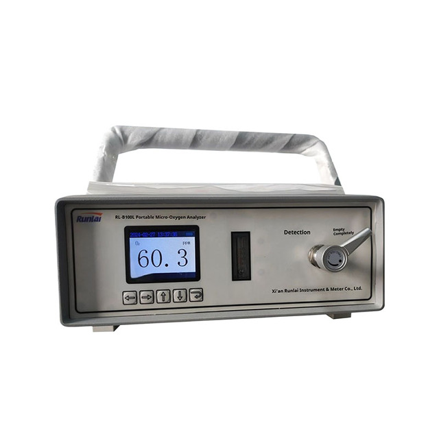 Runlai Professional B100L Portable Oxygen O2 Gas Analyzer Digital LCD Display Customizable Oxygen Detector