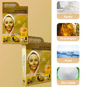 Prix d'usine Soins quotidiens du <span class=keywords><strong>visage</strong></span> Masque facial en or 24 carats nourrissant hydratant et raffermissant en profondeur - Product Image 2