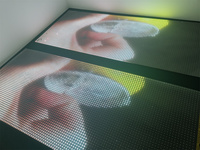 Écran LED transparent ultra-fin haute performance Miracle Bean P10, affichage transparent, NOVA Star Control, garantie 1 an pour la vente au détail
