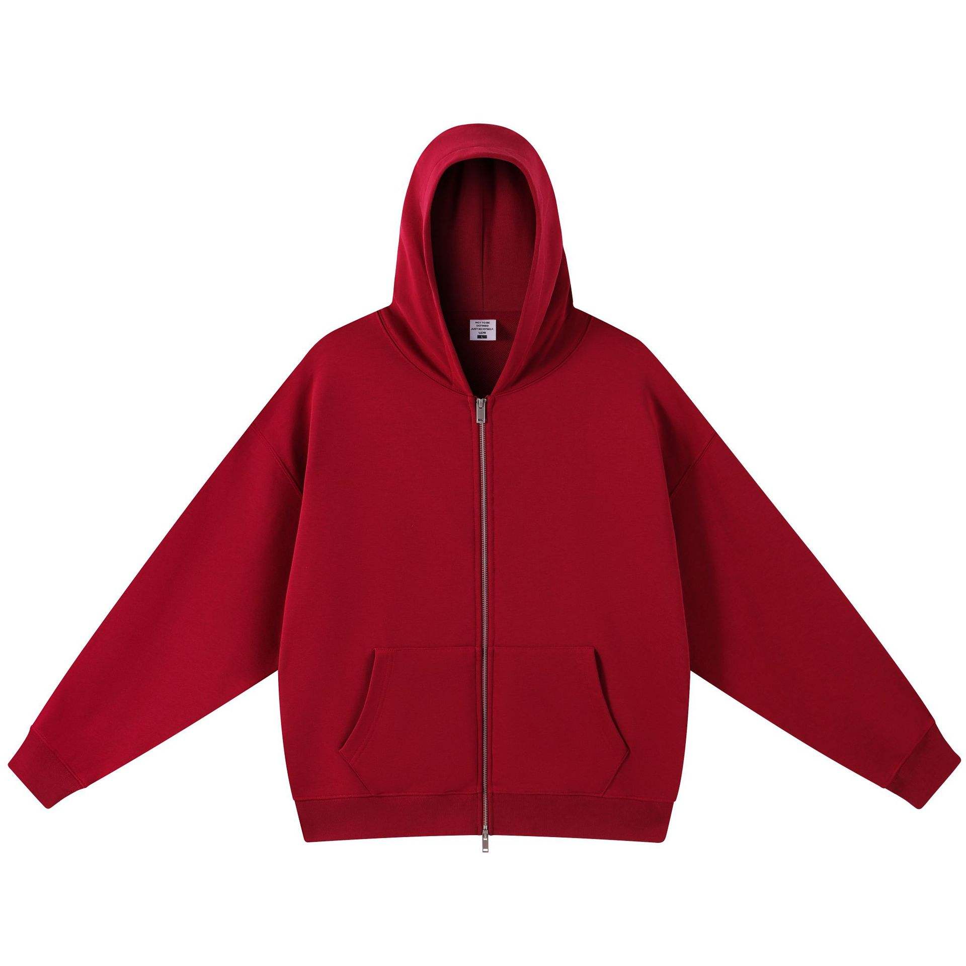 Zipper Jacket - Burgundy