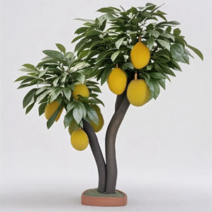 Gran oferta de árbol de <span class=keywords><strong>Durian</strong></span> Artificial con frutas realistas, planta Tropical para parque temático/Decoración de tienda, plantas artificiales al por mayor - Product Image 5