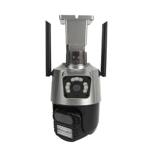 Nhà máy nóng Bán ống kính kép hai cách âm thanh phát hiện chuyển động Internet mạng Máy ảnh H.264 HD Video Camera PTZ WIFI IP Camera