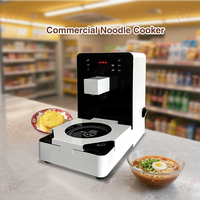Kompor induksi Ramen Korea ringkas pembuat mie listrik satu sentuhan untuk kantor hotel dan Dapur swalayan