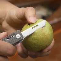 Outil EDC pliable multifonctionnel de couteau de poche extérieur portatif pour la survie d'urgence