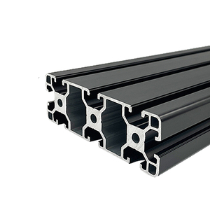 Industrial 40120 Alumínio Extrudado 6000 Série 40x120 T-Slot Estufa Preto Custom Corte Processado Perfiles De Deliverminio - Product Image 3