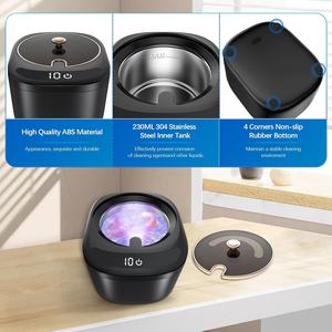 Limpiador Ultrasónico Dental OEM Mini de 45 KHZ para Guardar Joyas, Protectores Bucales y Dentaduras Postizas, para Uso Doméstico - Product Image 6