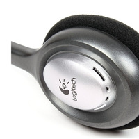 Headset Logitech H110 Grosir Headset Stereo Dual 3.5mm dengan Mikrofon, Peredam Kebisingan Aktif (ANC), Desain On-Ear, Bahan Bernapas, IPX-1