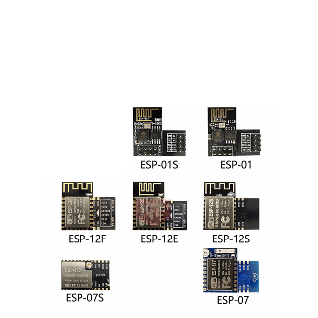 ESP8266 Serial WIFI Wireless Module ESP-01 ESP-01S ESP-01M ESP-01F ESP-07 ESP-07S ESP-12E ESP-12F ESP-12S New in Stock