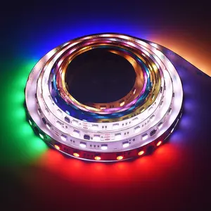 Rgbic Digital Smart Led Strip Ws2812b Ws2813 Sk6812 5v Magic Rgbw Addressable Dmx512 Pixel 144 Led Light Strip Ws2811 12V Bar