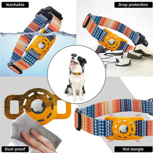 <span class=keywords><strong>Collar</strong></span> de seguridad para mascotas de entrega rápida para Apple <span class=keywords><strong>Tracker</strong></span>, <span class=keywords><strong>Collar</strong></span> de perro con soporte, gatito de seguridad elástico ajustable para collares de gato AirTag - Product Image 5