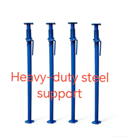 Cric de Soutien Industriel en Acier Réglable BF, Haute Résistance, Anti-Corrosion, Pliable, Capacité de Charge 800kg, Réglable 2.6m-4m