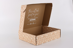 Tái chế gấp các tông sóng in ấn vận chuyển carton Craft bao bì cho quần áo tùy chỉnh với logo bưu phẩm hộp giấy - Product Image 3