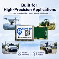 Module récepteur GNSS RTK D303-5D, multi-constellations, double fréquence, GPS, BDS, Galileo, module de navigation haute précision