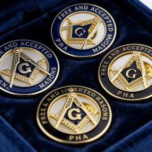 Badge de revers personnalisé en métal <span class=keywords><strong>pour</strong></span> franc-maçon, symbole de loge maçonnique, équerre et compas, émail, vente en gros en vrac, fabrication usine - Product Image 1