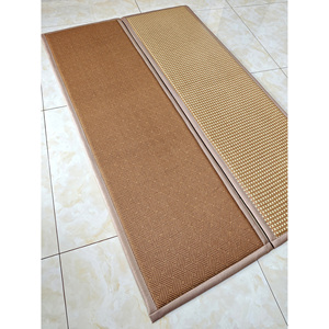 Thickened <b>Sponge</b> <b>Sofa</b> Cushion Rectangle Anti-Slip Rattan Mat Summer Solid Wood Fabric Leather Pad Type Seat Cushion - Product Image 1