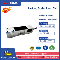 Capteur de pesage haute précision RJ6562 pour tests de tension et de compression 50/100/150/200/250 kg – Mesure de poids pour balances électroniques