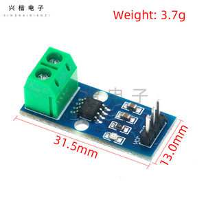 โมดูลเซ็นเซอร์กระแสไฟฟ้า Acs724 5A 05B บอร์ดตรวจจับกระแสเข้าห้อง30A 20A สำหรับ Arduino - Product Image 4