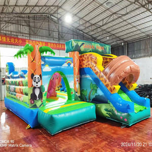 Inflatable lâu đài <span class=keywords><strong>Bouncer</strong></span> theo chủ đề Trampoline công viên bán buôn lớn Inflatable Trampoline trượt bán buôn cho trẻ em và người lớn - Product Image 2