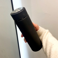 Borraccia termica in acciaio inox da 17oz/500ml, a doppio strato sottovuoto, per tè, acqua, ufficio, uso aziendale.