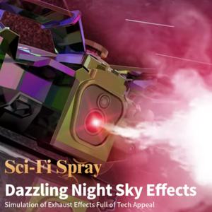 Voiture RC Mini 4x4 SJY-Q219 avec lumières éblouissantes, vitesse rapide, câble USB - Véhicule télécommandé pour enfants, simulation, fréquence 2.4G, fonction pulvérisation - Product Image 4