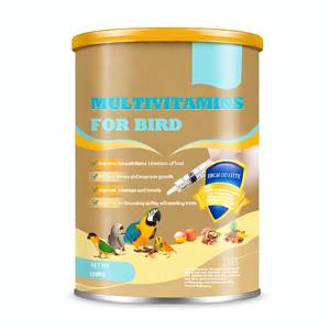 Polvere Multivitaminica OEM per Pappagalli - Facilmente Solubile in Acqua, Supporto Immunitario, Cura della Salute degli Animali Domestici - Product Image 1