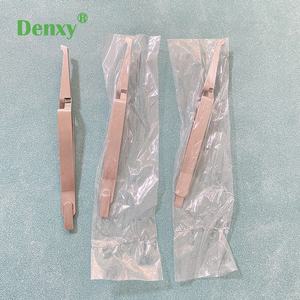 Denxy Dental <span class=keywords><strong>Bracket</strong></span> Holding Tweezer Cross Lock Self Closing pinza inversa staffa ortodontica pinzette supporto per staffe dentali - Product Image 3