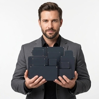 Nouvelle boîte de jonction étanche en ABS noir F/AG pour extérieur, boîtier de terminaison de surveillance extérieure, boîtier de raccordement électrique scellé