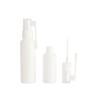 360 degrés rotatif fine brume nez pompe de nettoyage pulvérisateur bouteille 30/60ml blanc éléphant tronc conception quantité minimale de commande 100 pièces