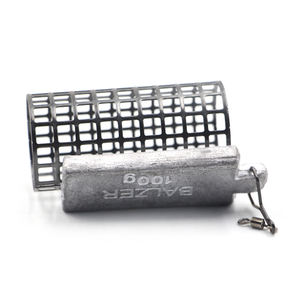 Поставка из Китая, речная сетчатая фидерная клетка со свинцовым грузилом, фидер для рыбалки, Аксессуары для рыбалки, фидер для рыбалки - Product Image 2