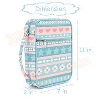 Sac d'église imperméable imprimé personnalisé, couvertures de Bible pour femmes, couverture de Bible de Sublimation de toile de Polyester