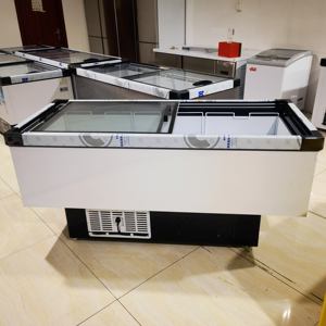 Lemari Pendingin Horizontal 2 Pintu Terbuka 1,3m dengan Pendinginan Langsung, Ukuran 1300*650*850mm, Freezer Supermarket dengan Pintu Kaca Kecil - Product Image 5