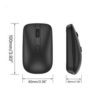 Di Động Kinh Doanh Im Lặng Văn Phòng 2.4G Chuột Máy Tính Xách Tay Máy Tính 1600 Dpi Chuột <span class=keywords><strong>USB</strong></span> Receiver TYPE-C Có Thể Sạc Lại Chuột Không Dây - Product Image 4