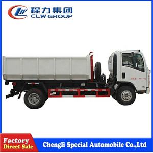 Suministro directo de fábrica <span class=keywords><strong>ISUZU</strong></span> 4X2 5Ton Hook Lift Truck Hook Arm Dumpster Garbage Truck <span class=keywords><strong>Precio</strong></span> - Product Image 5