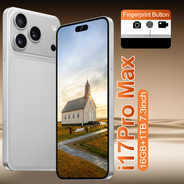 17 Pro Max Smartphone for Sale 6.9-inch OLED 120Hz Display 108MP Camera Above 8000mAh Battery 16GB+1TB Storage