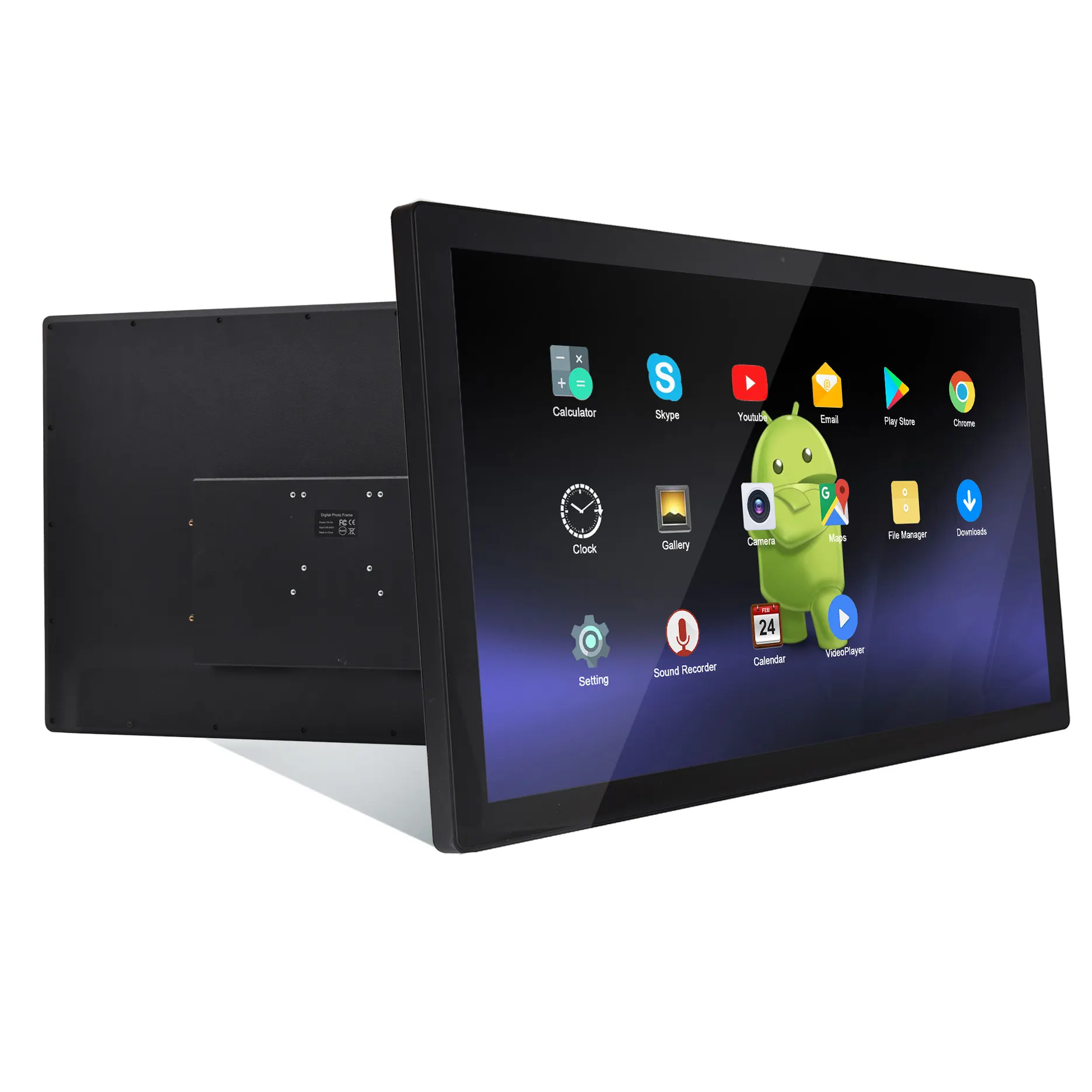 Android Media Player Rk356/3568/3288/3399 Tablet di fabbrica personalizzato all'ingrosso 27 pollici Android a parete Tablet