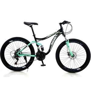 Bicicleta de Montaña para Descenso Completo de Acero al Carbono, Rines <span class=keywords><strong>26</strong></span>, 27.5 y 29 Pulgadas, Cuadro de 21 Cambios - Product Image 4