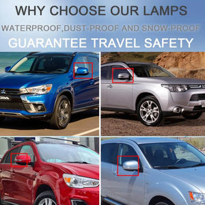 Автомобильное зеркало заднего вида светодиодный поворотник боковое зеркало лампа для <span class=keywords><strong>Mitsubishi</strong></span> <span class=keywords><strong>Outlander</strong></span> 2013 2014-2018 для Lancer 2016 8351A135 - Product Image 6