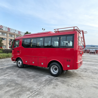 Bus de tourisme tout-terrain 4x4 diesel 170 CV Dongfeng 17 places pour le tourisme d'aventure et les expéditions en parcs nationaux