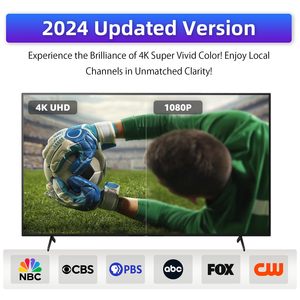 <span class=keywords><strong>Antenne</strong></span> TV numérique intérieure HD DVB <span class=keywords><strong>T2</strong></span> Lanyi 1080P avec gain de 30 dBi, 1,5 VSWR, base magnétique en acier et amplificateur - Product Image 4