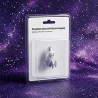 Boîte d'emballage en blister transparente personnalisée en PET pour jouets, décorations de bureau, figurines, modèles de voitures