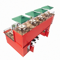 Vente en gros d'usine, livraison rapide, pavillon de transport pop-up de 10 pieds et 20 pieds, maison en panneaux sandwich, restaurant, magasin, conteneur d'expédition
